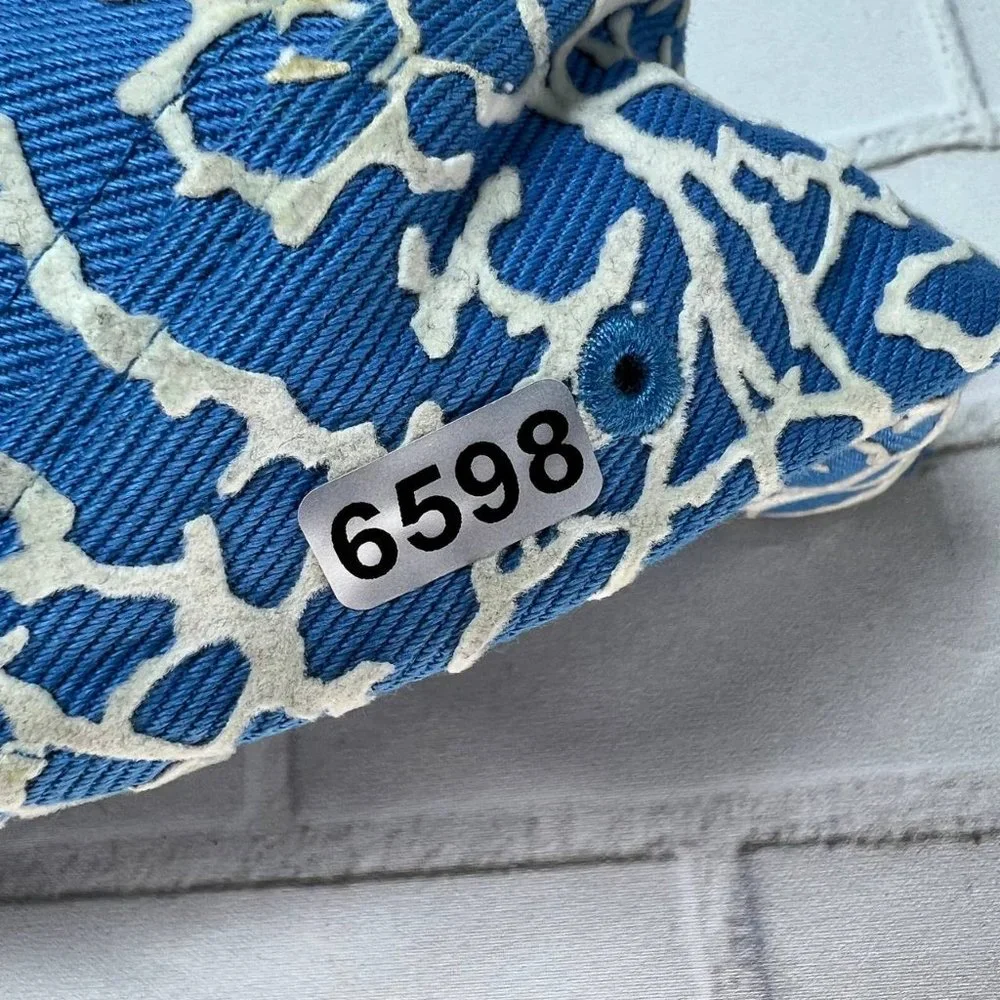 Air Jordan Cement Elephant 7‎ 1/2 Jumpman Hat Fitted Cap Blue White Men Laney